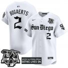 Xander Bogaerts Jersey #2 San Diego Padres Gothic Edition Vapor Limited Stitched White