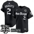 Xander Bogaerts Jersey #2 San Diego Padres Gothic Edition Vapor Limited Stitched Black