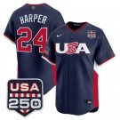 Bryce Harper Jersey #24 Team USA World Baseball Classic 250 USA 2026 Stitched