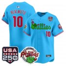 J.T.Realmuto Jersey #10 Philadelphia Phillies Phanatic 250 USA Stitched
