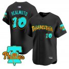 J.T.Realmuto Jersey #10 Philadelphia Phillies Graffiti Broad Street Edition Black