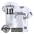 J.T.Realmuto Jersey #10 Philadelphia Phillies Gothic Liberty Edition White