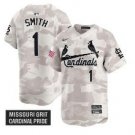 Ozzie Smith Jersey #1 St. Louis Cardinals 2025 Armed Forces Day Camo