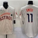 Houston Astros Cam Smith Cream Throwback Limited Jersey