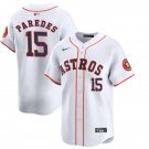 Mens Houston Astros #15 Isaac Paredes Nike White Home Limited Jersey