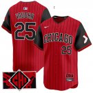 Chicago White Sox #25 Andrew Vaughn Red 2025 City Connect Limited Jersey