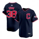 Steven Kwan Jersey #38 Cleveland Guardians 2025 Vapor Premier Limited Navy