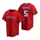 Mens Womens Youth Texas Rangers #5 Corey Seager Cool Jersey Red