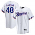 Rangers #48 Jacob deGrom 2024 Gold Collection Cool Baseball Jersey White