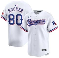 Kumar Rocker Texas Rangers Home Limited Jersey White