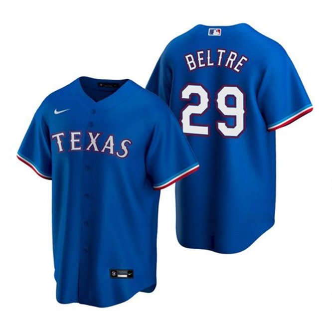 Rangers #29 Adrian Beltre cool base Jersey royal