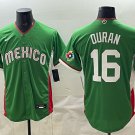 Mexico Baseball #16 Jarren Duran Green 2026 World Baseball Classic Road Jersey