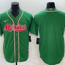 Men's Mexico Player 2026 World Player Cup Blank Jersey Green