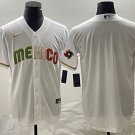 Men's Mexico Player 2026 World Player Cup Blank Jersey White