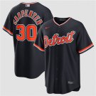 Men's Detroit Tigers #30 Kerry Carpenter Navy Alternate Stitched Baseball Jersey
