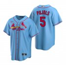 St. Louis Cardinals #5 Albert Pujols Cool Baseball Jersey Light Blue