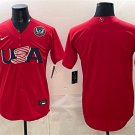 Men's USA Baseball Blank Red 2026 World Baseball Classic Jersey