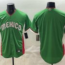 Men's Mexico Baseball Blank Green 2026 World Baseball Classic Home Jersey