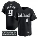 Reggie Jackson Jersey #9 Oakland Athletics Gothic East Bay Edition