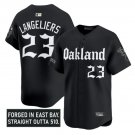 Shea Langeliers Jersey #23 Oakland Athletics Gothic East Bay Edition