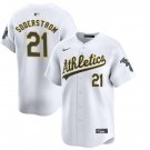 Men's Athletics #21 Tyler Soderstrom Nike 2025 White Home Limited Jersey