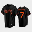 Mens Youth Baltimore Orioles #7 Jackson Holliday Black Alternate Limited Jersey