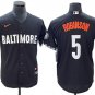 Men's & Womens Youth Orioles #5 brooks robinson Black 2023 City Jersey
