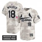 Jordan Walker Jersey #18 St. Louis Cardinals 2025 Armed Forces Day Vapor