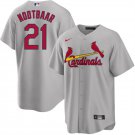 St. Louis Cardinals #21 Lars Nootbaar Gray Baseball Jersey