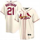 St. Louis Cardinals #21 Lars Nootbaar Cream Baseball Jersey