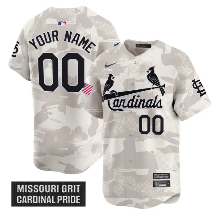 Custom STL Jersey 2025 Armed Forces Day Vapor Stitched Camo