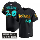Spencer Torkelson Jersey #20 Detroit Tigers Graffiti Motor City Edition Black