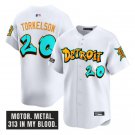 Spencer Torkelson Jersey #20 Detroit Tigers Graffiti Motor City Edition White