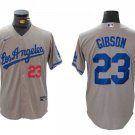 Los Angeles Dodgers #23 Kirk Gibson Gray Road Limited Jersey