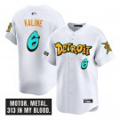 Al Kaline Jersey #6 Detroit Tigers Graffiti Motor City Edition White