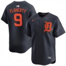 Any Size Detroit Tigers #9 Jack Flaherty Black 2024 Alternate Baseball Jersey