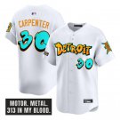 Kerry Carpenter Jersey #30 Detroit Tigers Graffiti Motor City Edition White