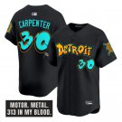 Kerry Carpenter Jersey #30 Detroit Tigers Graffiti Motor City Edition Black