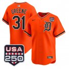 Riley Greene Jersey #31 Detroit Tigers 2026 Alternate Limited Stitched Orange