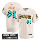 Riley Greene Jersey #31 Detroit Tigers Graffiti Motor City Edition Cream