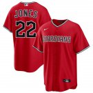 Mens Cleveland Guardians #22 Nolan Jones Nike Red Alternate Limited Player Jersey