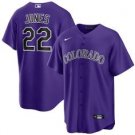 Nolan Jones Colorado Rockies Alternate Jersey Purple