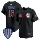 Patrick Wisdom Jersey #16 Chicago Cubs Blue Alternate Vapor Premier Limited