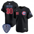 Kyle Tucker Jersey #30 Chicago Cubs Blue Alternate Vapor Premier Limited