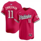 Ryan Zimmerman Jersey #11 Washington Nationals Vapor Limited All Stitched Pink
