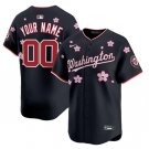 Custom Washington Nationals Jersey Name Number Cherry Blossom Vapor Premier
