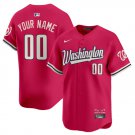 Custom Washington Nationals Jersey Name Number Vapor Limited All Stitched Pink