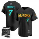 Corbin Carroll Jersey #7 Arizona Diamondbacks Graffiti Desert Ink Edition Black
