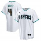 Arizona Diamondbacks #4 Ketel Marte White Cool Base Stitched Baseball Jersey