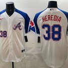Braves #38 Guillermo Heredia White City Connect Cool Stitched Baseball Jersey